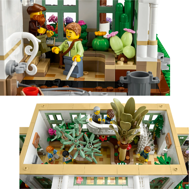 21353 Lego Botanische Tuin details blinde man